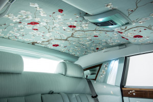 floral car interior